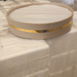 صواني دائري خشب